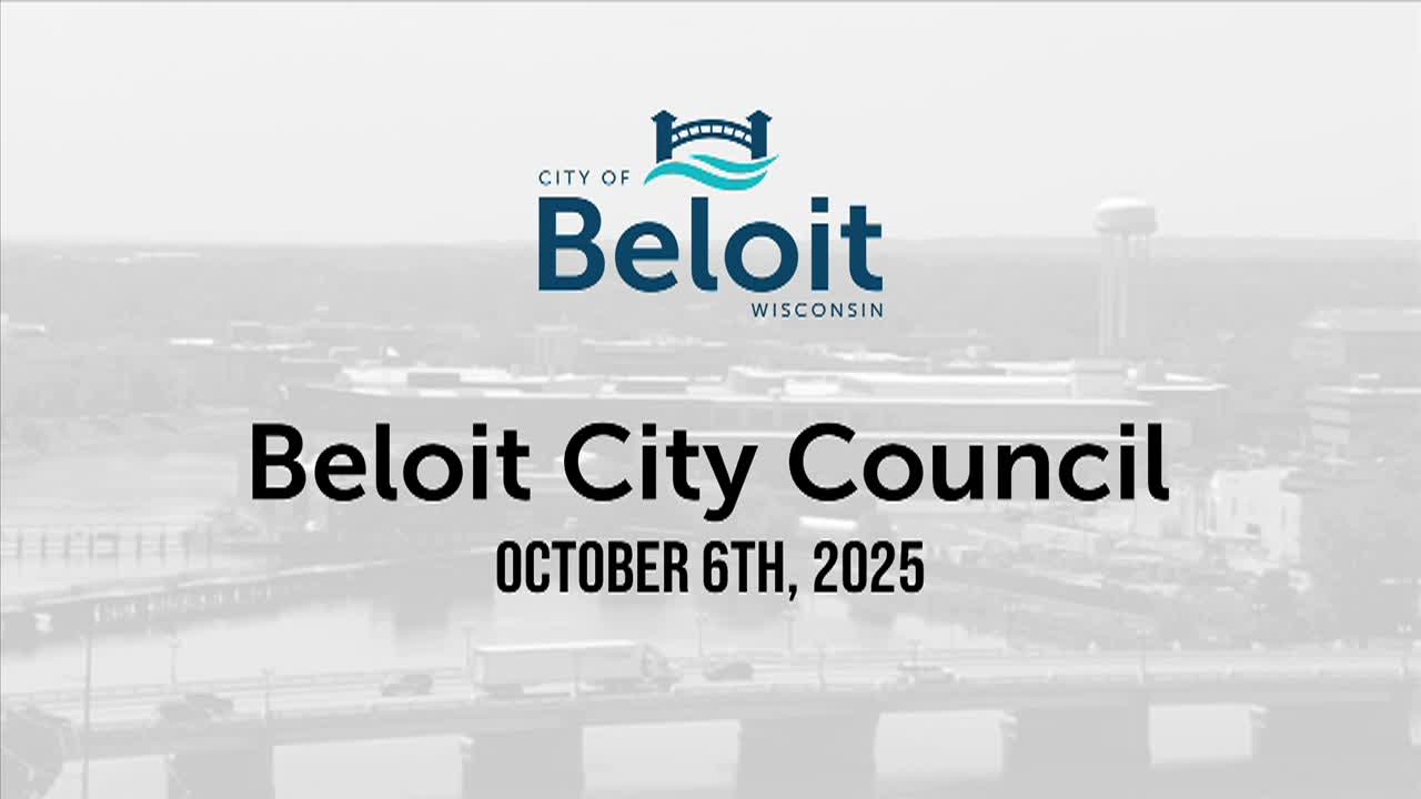 Beloit City Council - 10.6.25