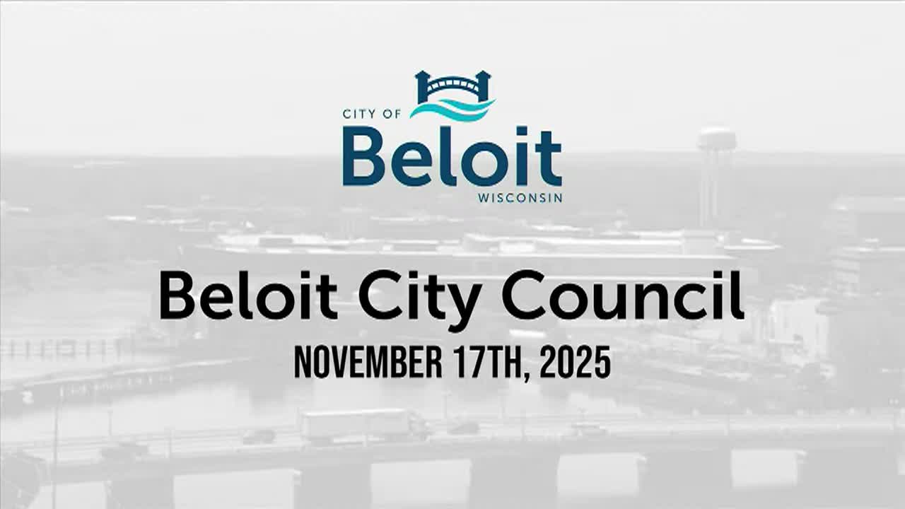 Beloit City Council - 11.17.25
