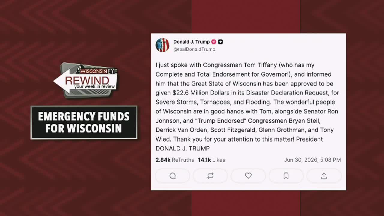 Thumbnail image for Wisconsin Eye Rewind - 7.3.26
